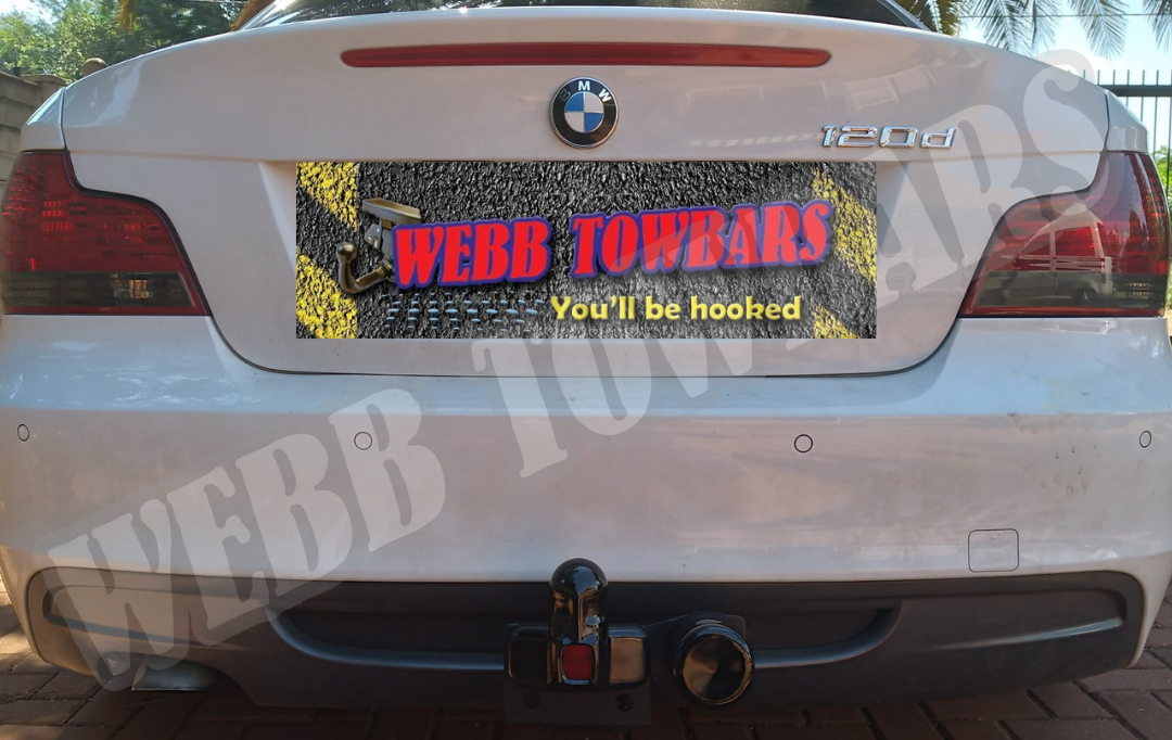 BMW 1 Series 120d Sedan - Standard Towbar by Webb Towbars: Manufactured and Fitted in Gauteng, South Africa