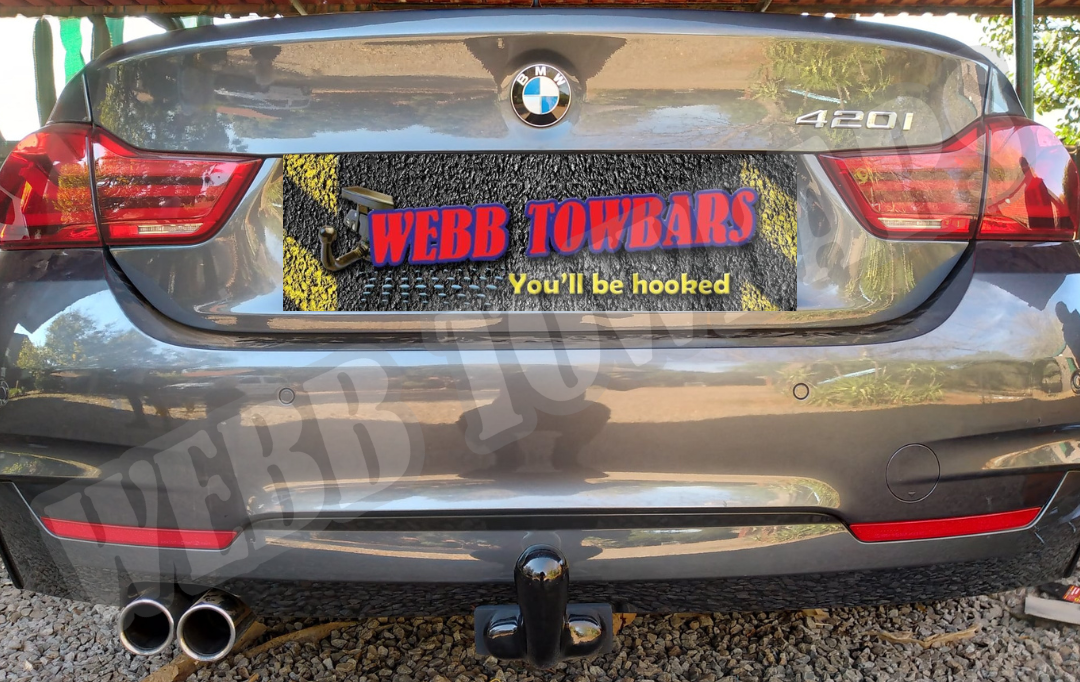 BMW 420i Gran Coupe (F36) - Detachable Towbar by Webb Towbars: Manufactured and Fitted in Gauteng, South Africa