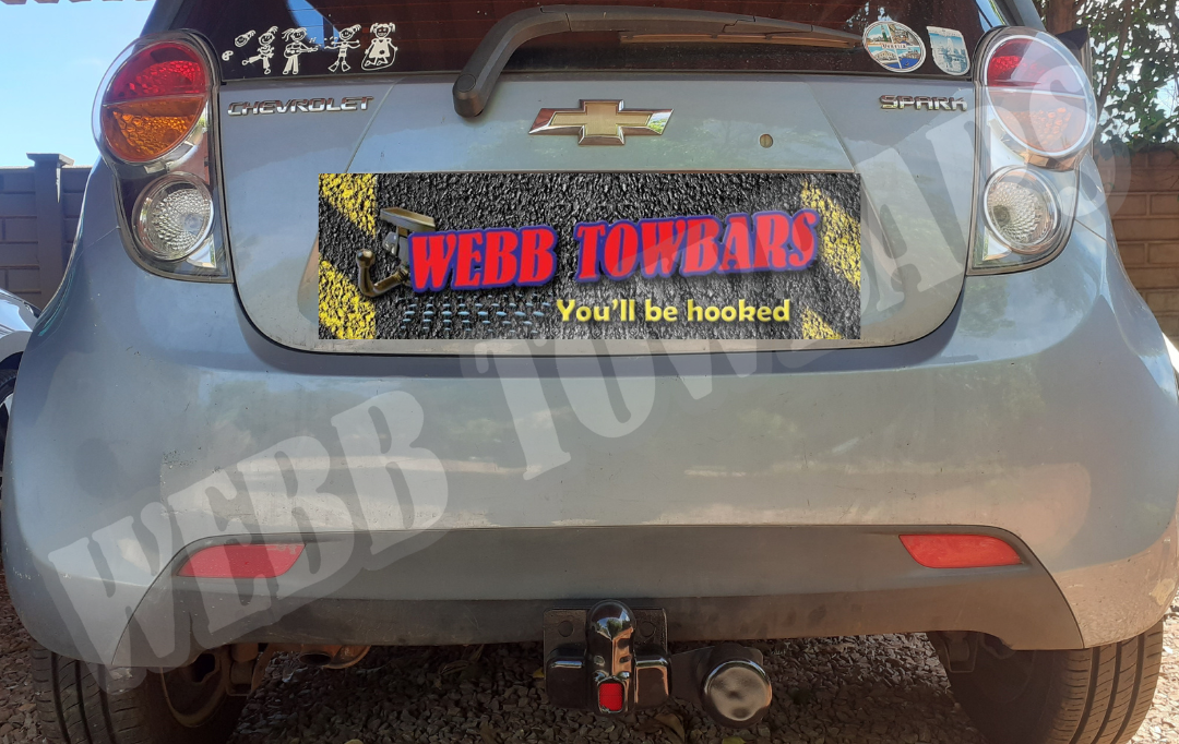 Chevrolet Spark - Standard Towbar by Webb Towbars Gauteng, South Africa - Expand the Utility of Your Chevrolet Hatchback with a Reliable Towbar Solution