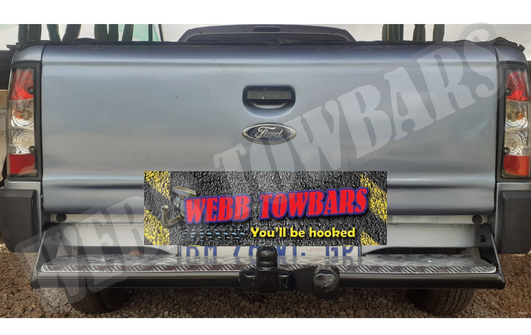 Ford Bantam - Straight Pipe with Step Towbar by Webb Towbars in Gauteng, South Africa