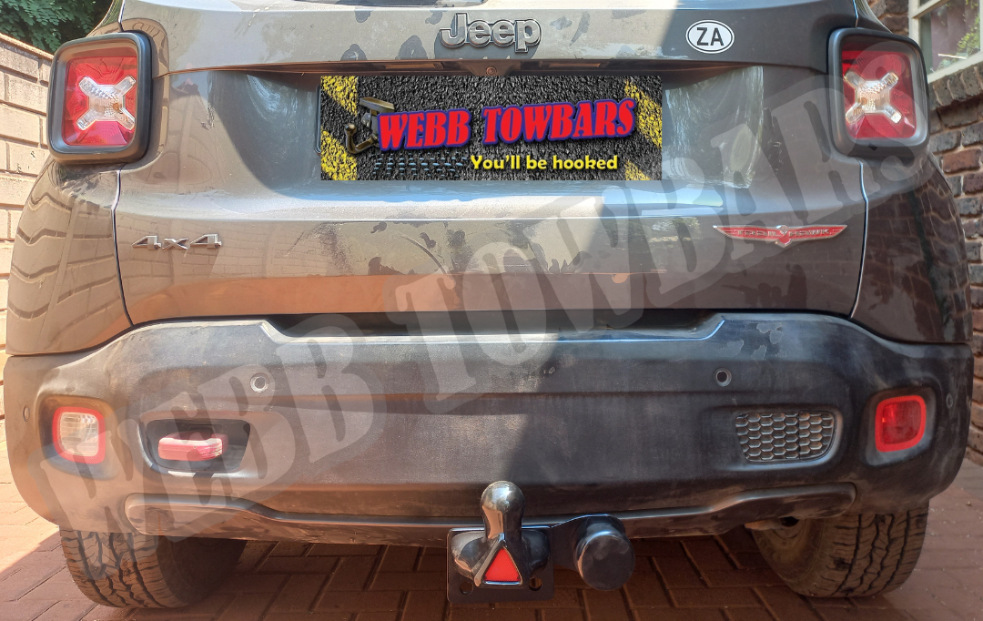 Jeep Renegade Trailhawk with Standard Towbar by Webb Towbars in Gauteng, South Africa