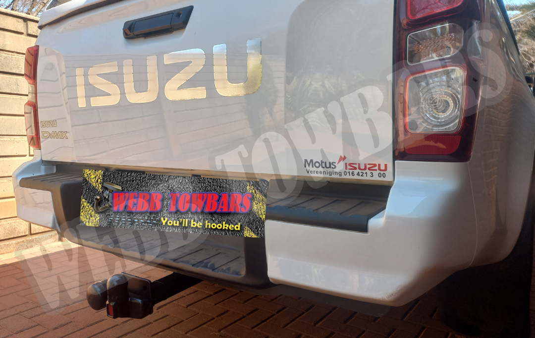 Isuzu D-Max with Standard Towbar by Webb Towbars in Gauteng, South Africa