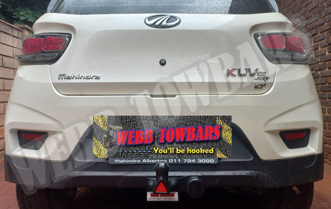 Mahindra KUV100 - Standard Towbar by Webb Towbars Gauteng, South Africa - Reliable Towing Solution for Your Mahindra Compact SUV