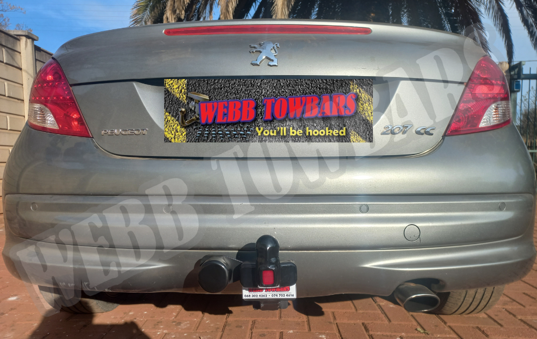 Peugeot 207 CC Sedan - Standard Towbar by Webb Towbars in Gauteng, South Africa