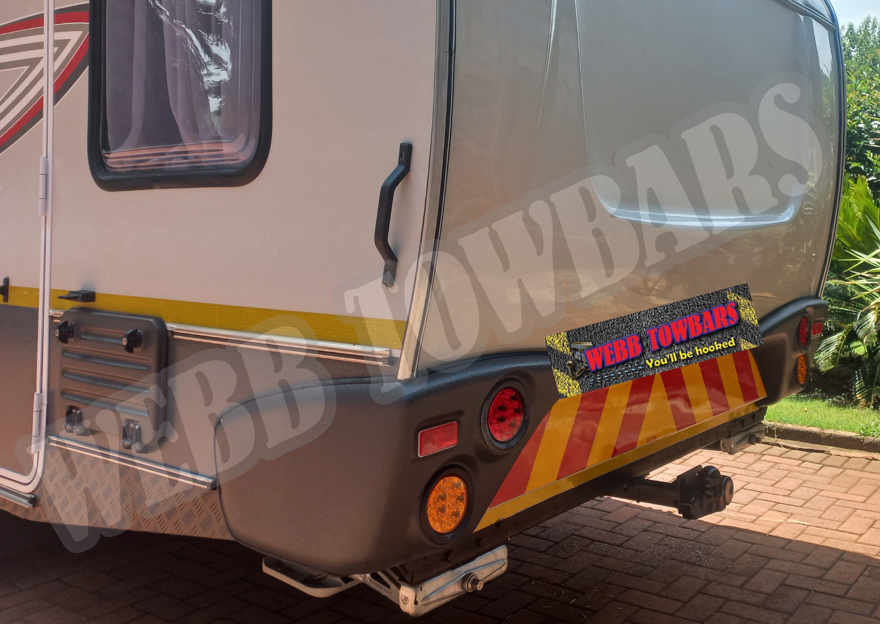 Sprite Tourer SX Eduro Caravan - Standard Towbar by Webb Towbars Gauteng, South Africa - Reliable Towing Solution for Your Sprite Caravan Adventures