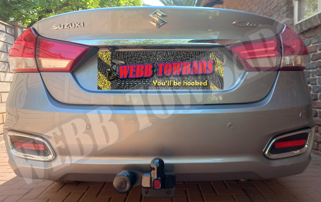 Suzuki Ciaz - Standard Towbar by Webb Towbars, Gauteng, South Africa - Enhance Your Suzuki Ciaz's Towing Capability with a Reliable Towbar Solution!