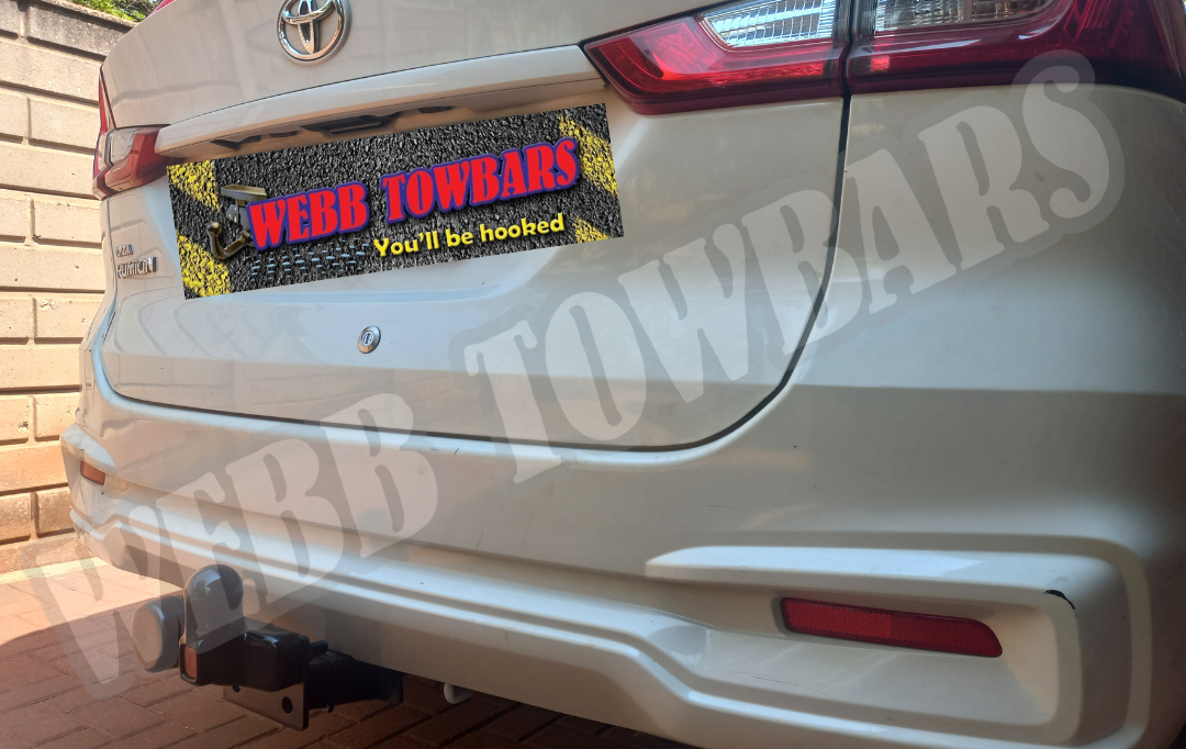 Webb Towbars - Toyota Rumion Standard Towbar Installation in Gauteng, South Africa - Reliable Towing Solutions for Your Rumion