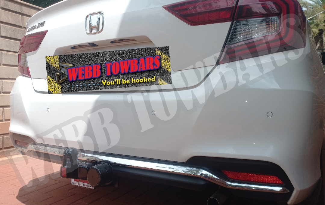 Webb Towbars - Honda Amaze Standard Towbar Installation in Gauteng, South Africa - Efficient Towing Solutions for Your Amaze