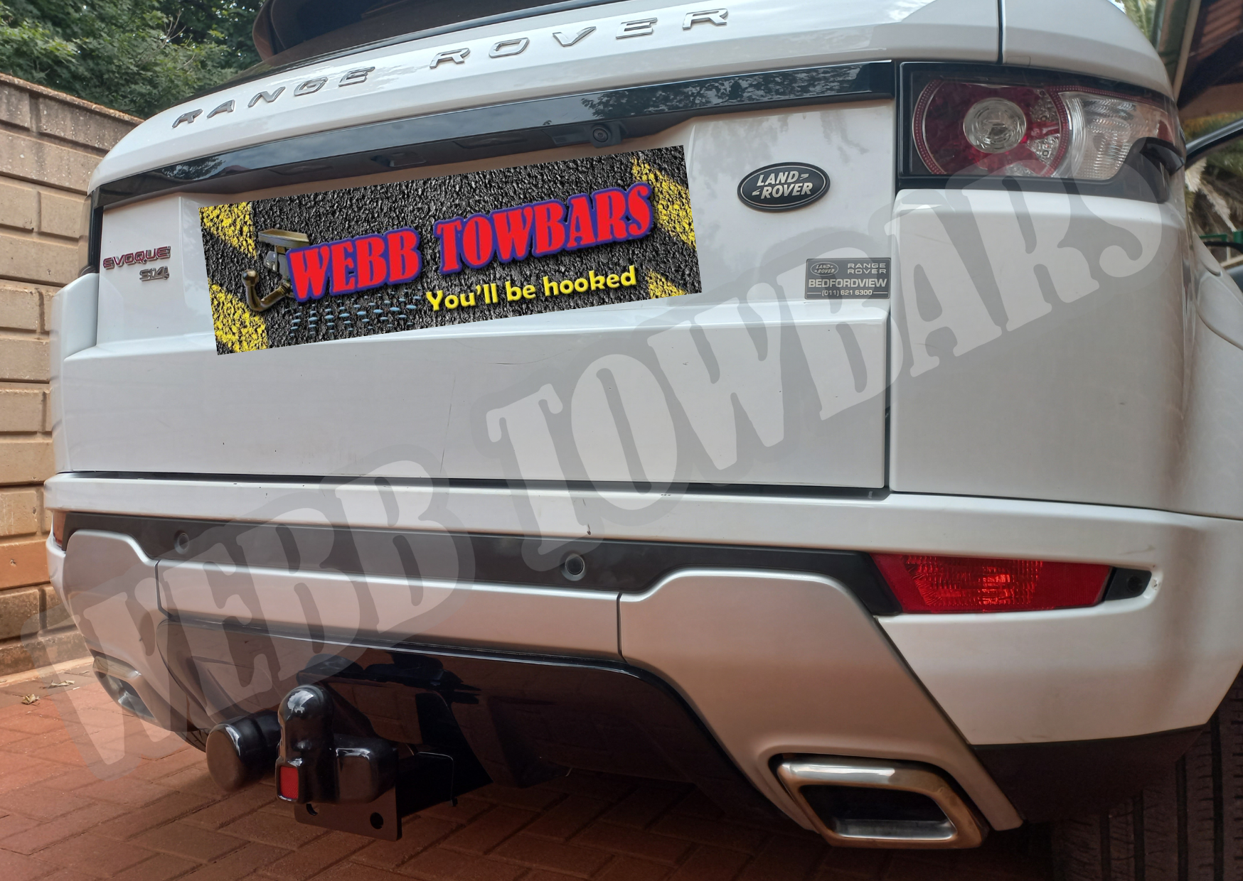 Webb Towbars - Land Rover Range Rover Evoque Standard Towbar Installation in Gauteng, South Africa - Premium Towing Solutions for Your Evoque