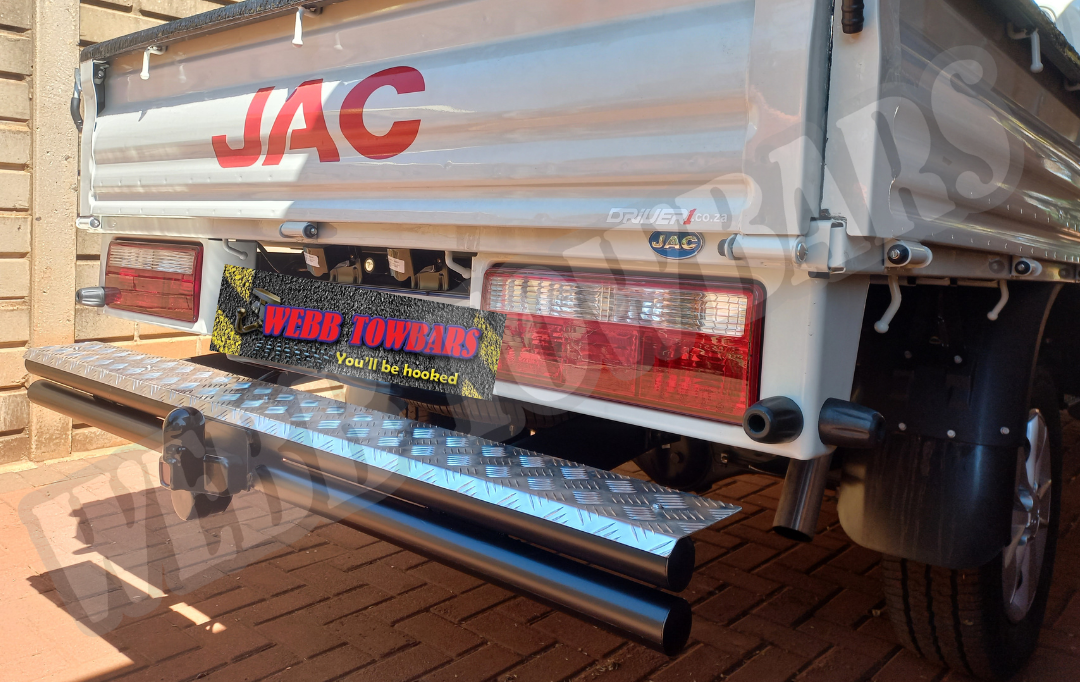 JAC Motors X200 with Double Tube and Step Towbar by Webb Towbars in Gauteng, South Africa