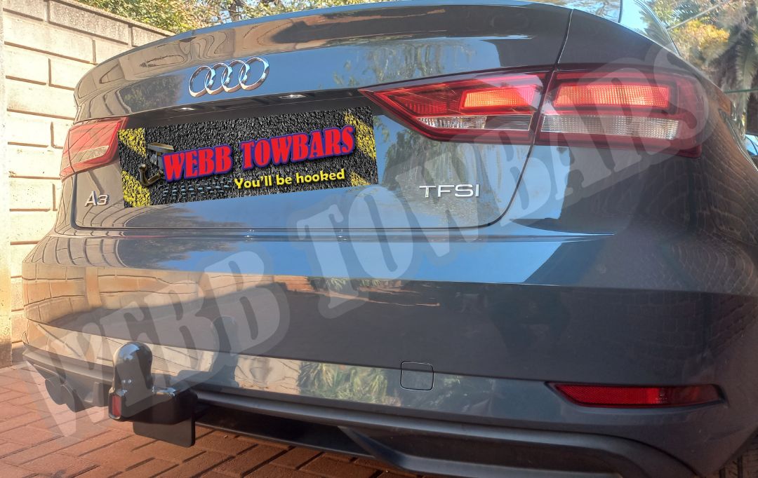 Audi A3 Sedan - Detachable Towbar by Webb Towbars: Manufactured and Fitted in Gauteng, South Africa