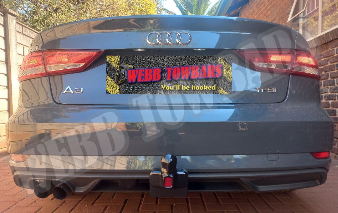 Audi A3 Sedan - Detachable Towbar by Webb Towbars: Manufactured and Fitted in Gauteng, South Africa