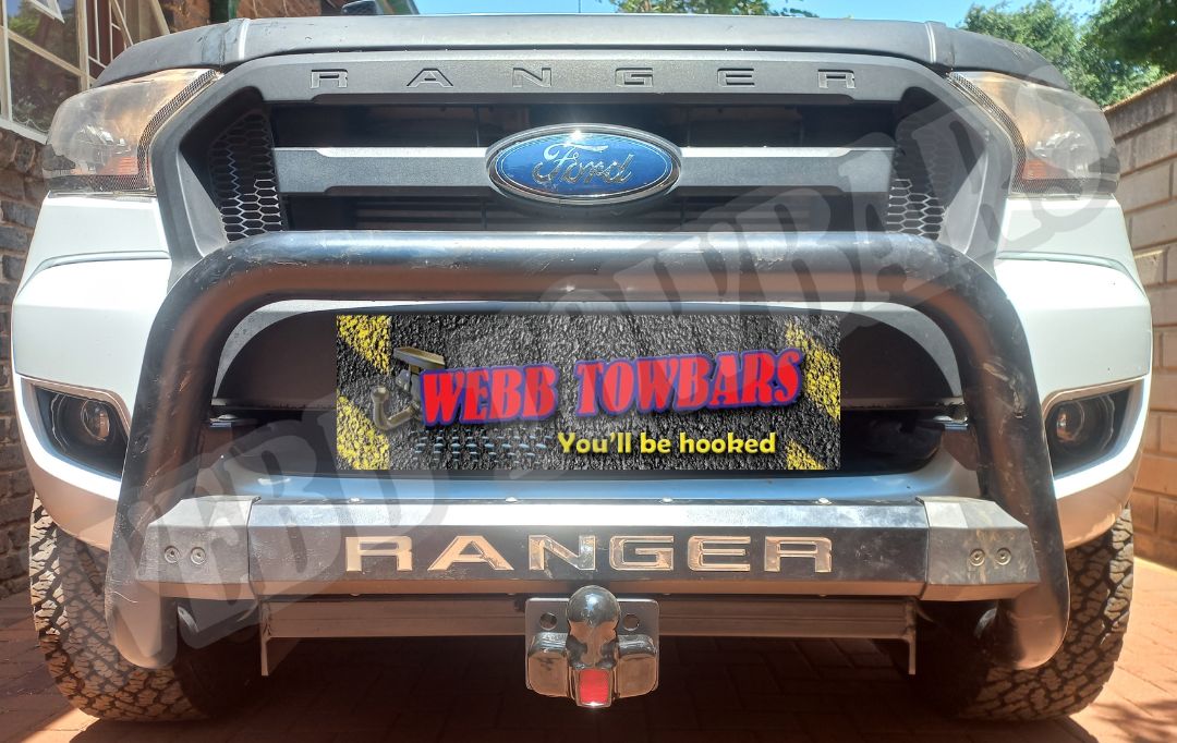 Webb Towbars - Ford Ranger Standard Front Towbar Installation in Gauteng, South Africa - Reliable Front Towing Solutions for Your Ranger