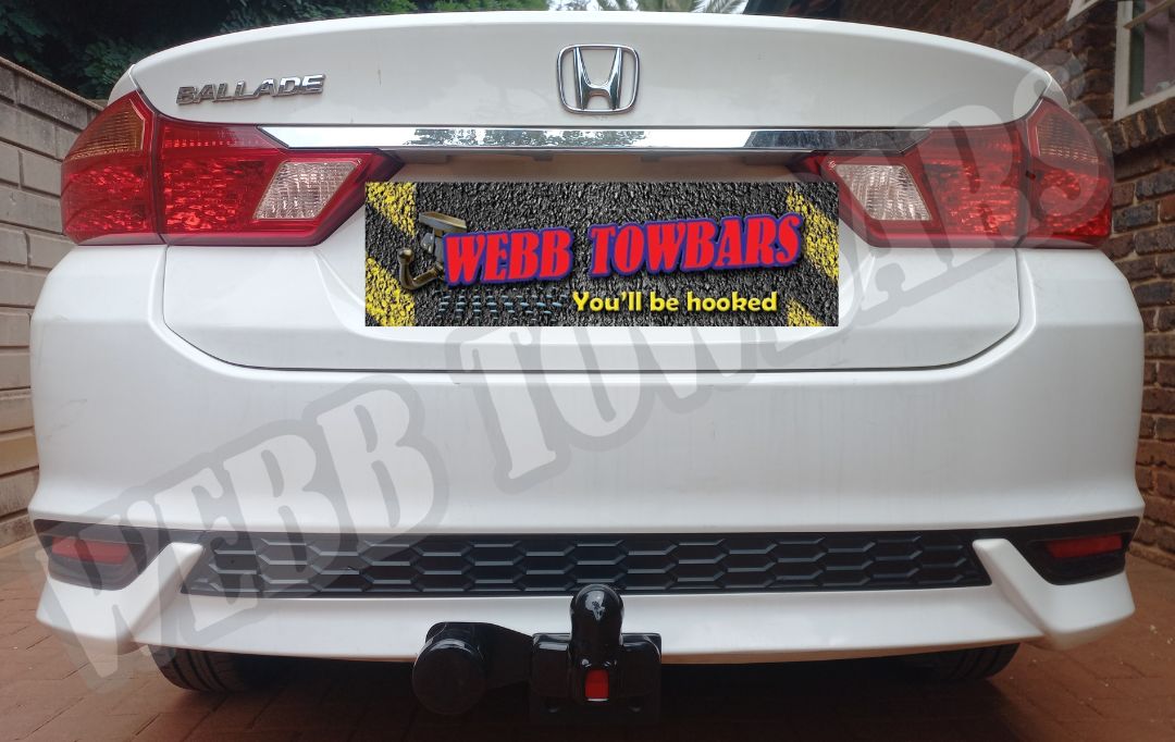 Honda Ballade - Standard Towbar by Webb Towbars Gauteng, South Africa - Reliable Towing Solution for Your Honda Sedan