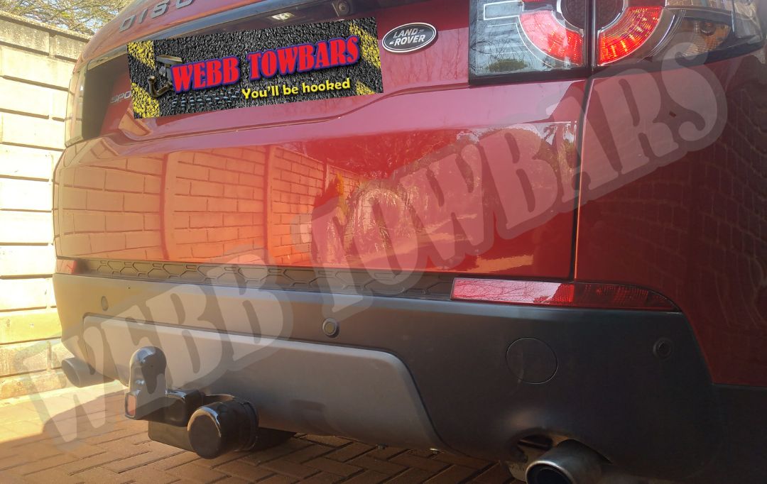 Land Rover Discovery Sport with Standard Towbar by Webb Towbars in Gauteng, South Africa