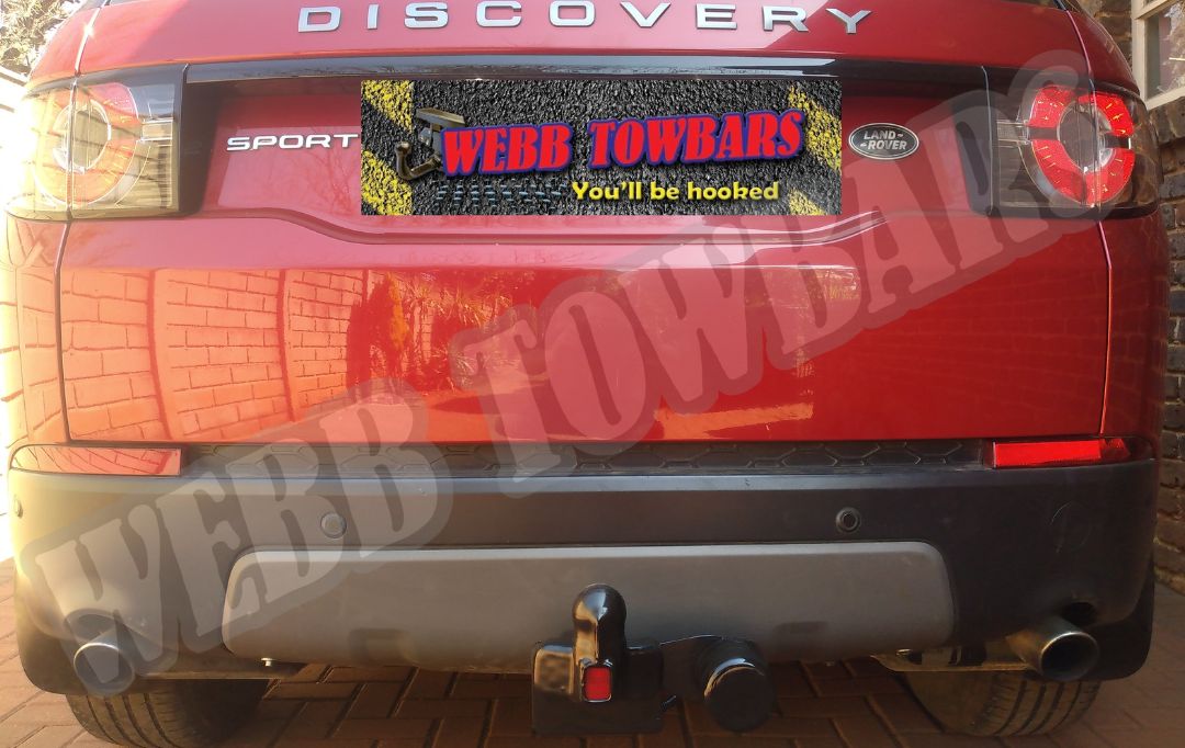 Land Rover Discovery Sport with Standard Towbar by Webb Towbars in Gauteng, South Africa