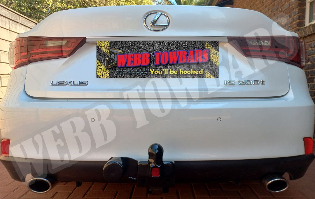 Webb Towbars - Lexus IS200T Standard Towbar Installation in Gauteng, South Africa