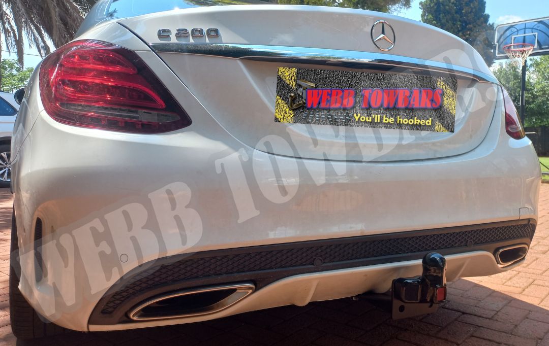 Webb Towbars - Mercedes Benz C200 (W205) Detachable Towbar Installation in Gauteng, South Africa, Traveling in Comfort