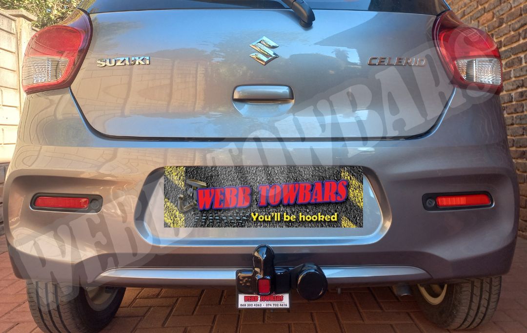 Suzuki Celerio - Standard Towbar by Webb Towbars: Manufactured and Fitted in Gauteng, South Africa