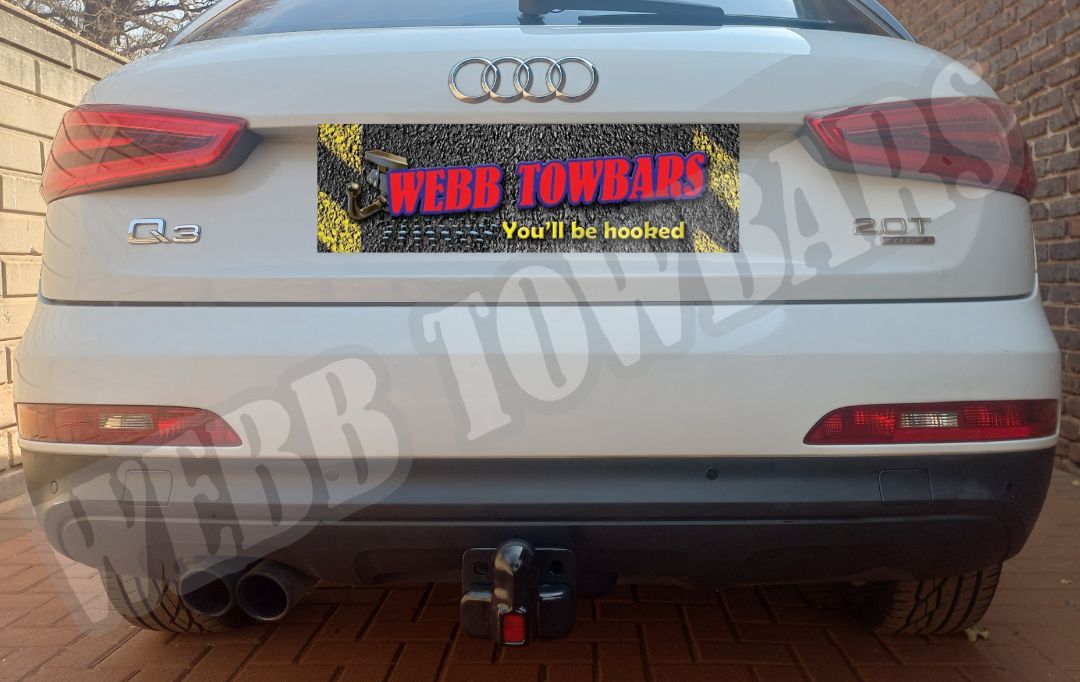 Audi Q3 - Detachable Towbar fitted by Webb Towbars in Gauteng, South Africa