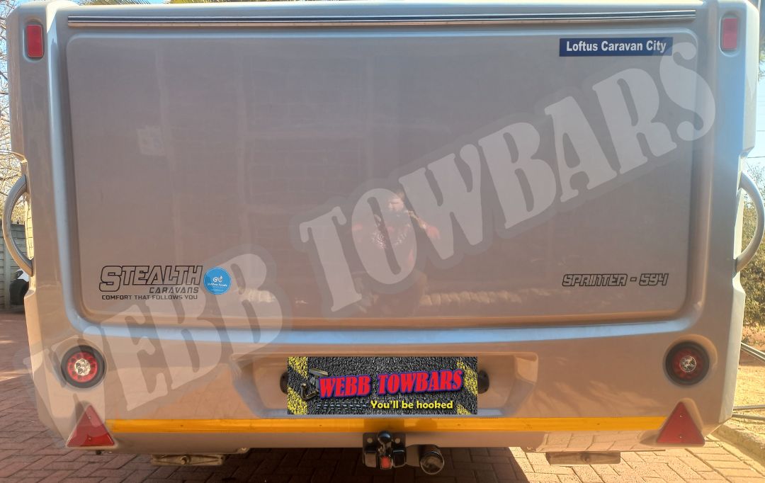 Stealth Sprinter Caravan - Standard Towbar fitted by Webb Towbars in Gauteng, South Africa