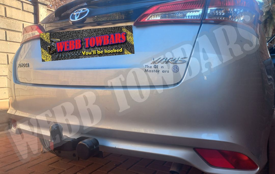 Toyota Yaris Hatchback Standard Towbar by Webb Towbars: Manufactured and Fitted in Gauteng, South Africa