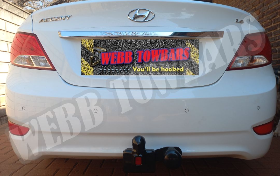 Hyundai Accent Sedan - Standard Towbar by Webb Towbars in Gauteng, South Africa