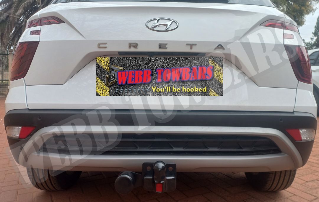 Hyundai Creta with Standard Towbar by Webb Towbars in Gauteng, South Africa