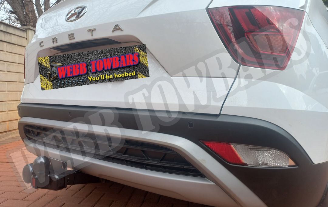 Hyundai Creta with Standard Towbar by Webb Towbars in Gauteng, South Africa