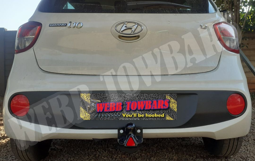 Hyundai i10 Grand - Detachable Towbar by Webb Towbars in Gauteng, South Africa