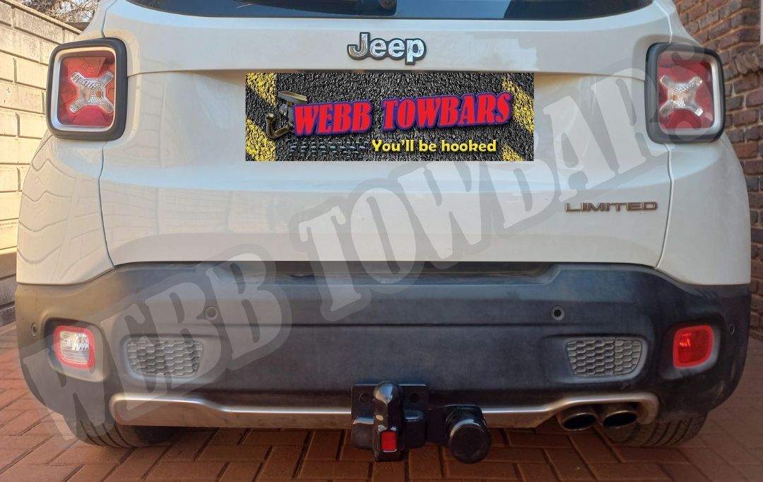 Jeep Renegade with Standard Towbar by Webb Towbars in Gauteng, South Africa