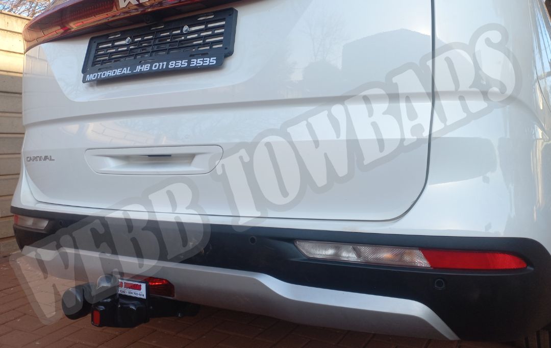 Webb Towbars - Kia Carnival Standard Towbar Installation in Gauteng, South Africa - Reliable Towing Solutions for Your Kia Carnival