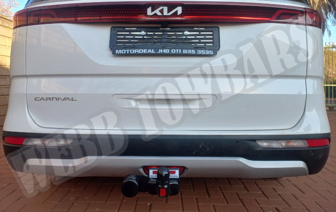 Webb Towbars - Kia Carnival Standard Towbar Installation in Gauteng, South Africa - Reliable Towing Solutions for Your Kia Carnival