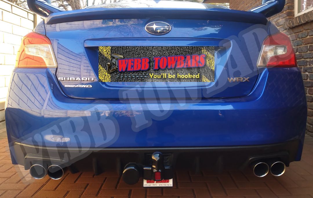 Subaru WRX - Standard Towbar by Webb Towbars, Gauteng, South Africa - Enhance Your Subaru WRX's Versatility with a Reliable Towbar Solution!