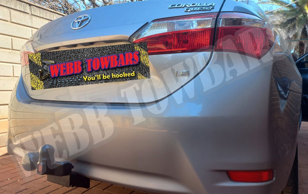 Toyota Corolla Quest - Standard Towbar fitted by Webb Towbars in Gauteng, South Africa