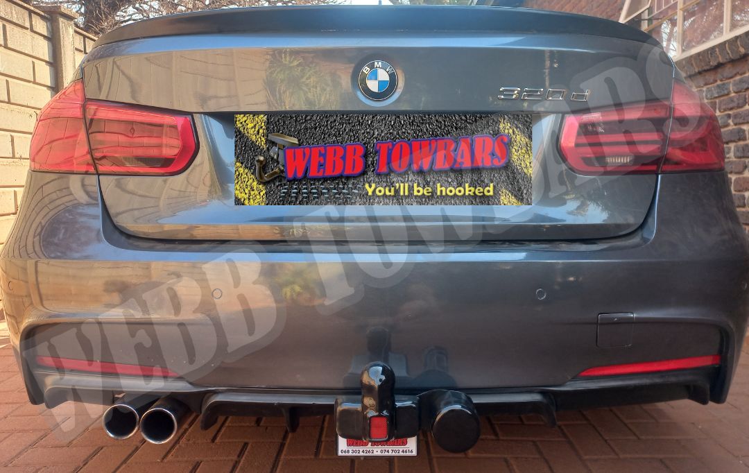 BMW 3 Series 320d (F30) Sedan - Standard Towbar by Webb Towbars: Manufactured and Fitted in Gauteng, South Africa