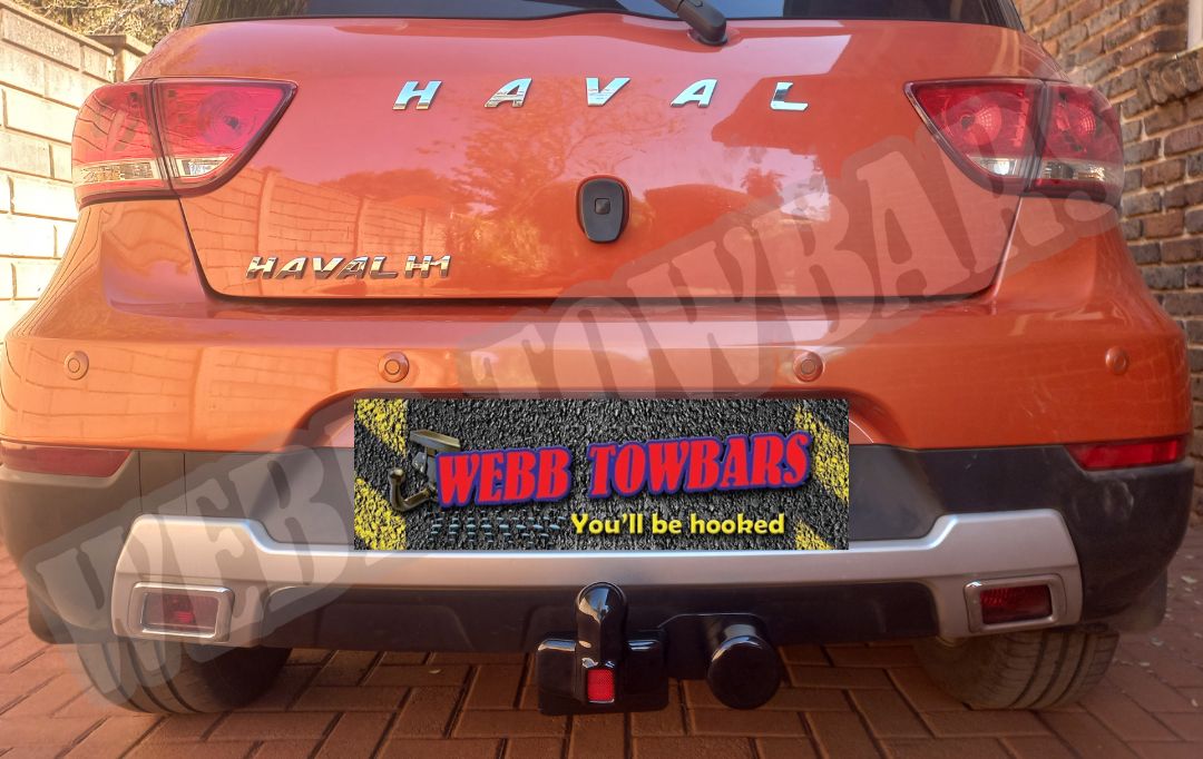 Haval H1 standard towbar, expertly manufactured and fitted by Webb Towbars in Gauteng, South Africa, ensuring reliable towing capabilities.