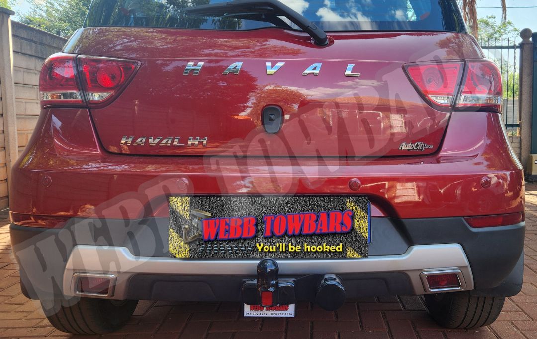 Haval H1 standard towbar, expertly manufactured and installed by Webb Towbars in Gauteng, South Africa, for reliable towing support.