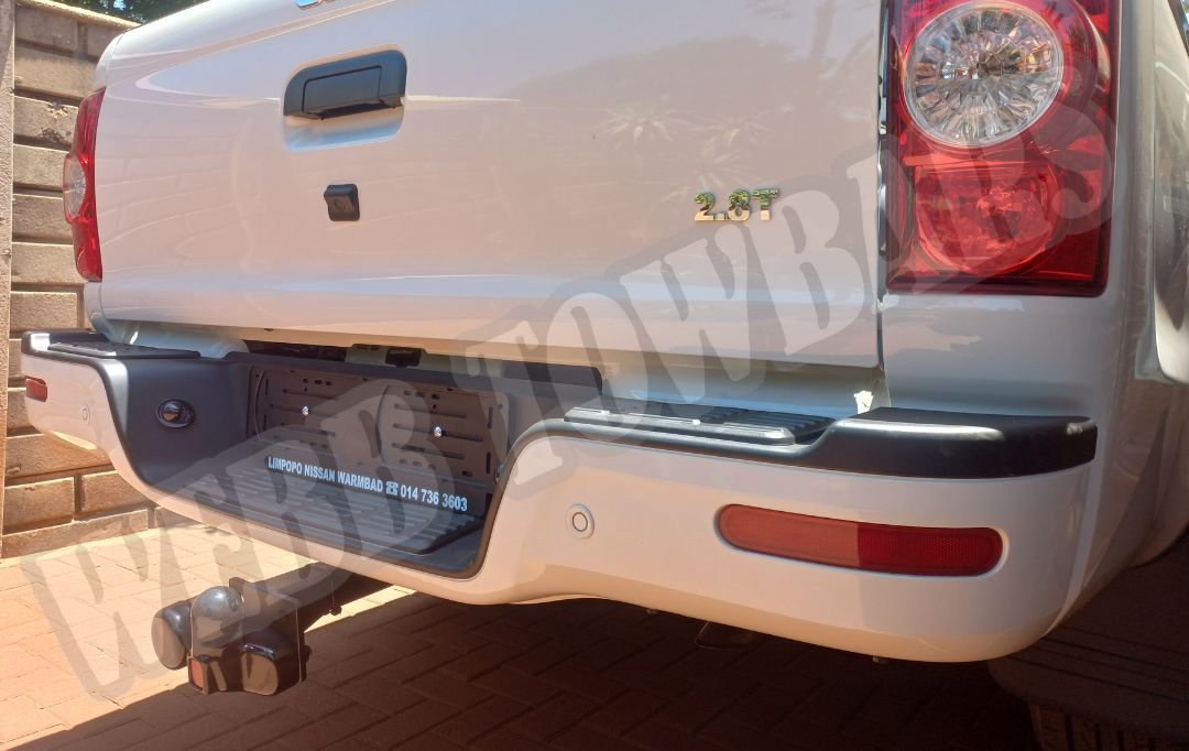 Jac Motors T6 equipped with a standard towbar, professionally manufactured and fitted by Webb Towbars in Gauteng, South Africa, for enhanced towing capability and durability.