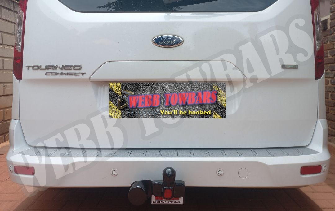 Ford Tourneo Connect standard towbar expertly manufactured and fitted by Webb Towbars in Gauteng, South Africa for secure and dependable towing