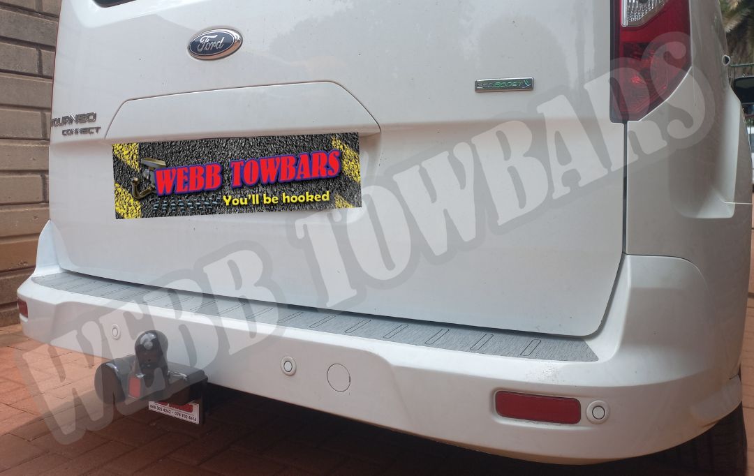 Ford Tourneo Connect standard towbar expertly manufactured and fitted by Webb Towbars in Gauteng, South Africa for secure and dependable towing