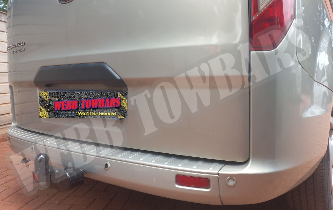 Ford Tourneo Custom standard towbar professionally manufactured and fitted by Webb Towbars in Gauteng, South Africa for reliable towing solutions