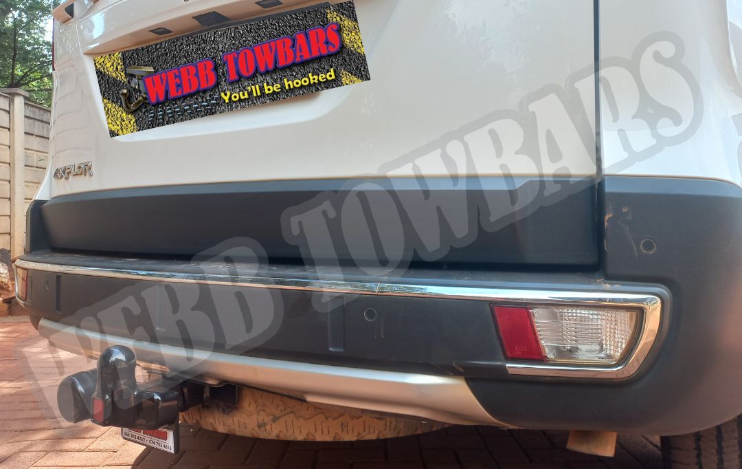 Mahindra Scorpio Xplorer Standard Towbar professionally manufactured and fitted by Webb Towbars in Gauteng, South Africa – robust and dependable towing solution.