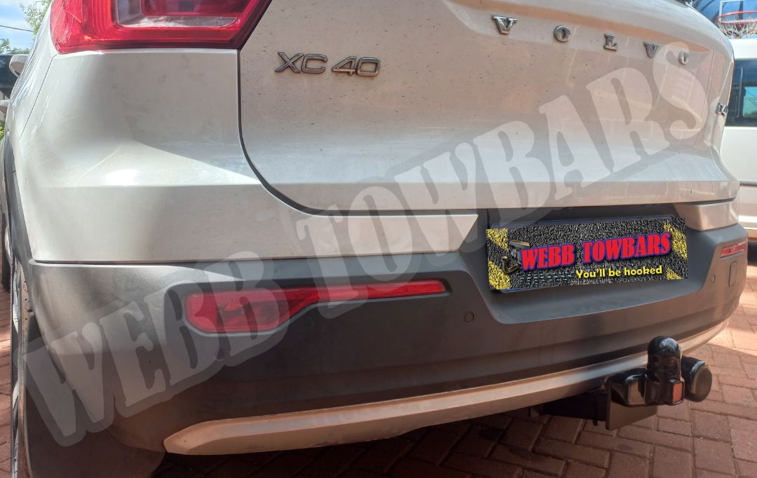 Volvo XC40 Standard Towbar professionally manufactured and installed by Webb Towbars in Gauteng, South Africa – Reliable towing solution for Volvo XC40 vehicles.