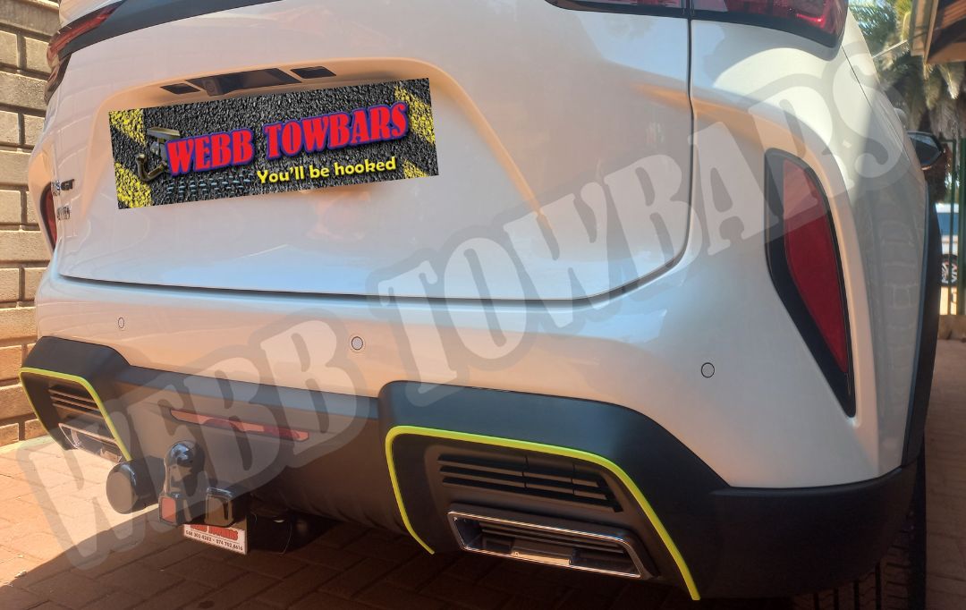 Haval H6 standard towbar, professionally manufactured and installed by Webb Towbars in Gauteng, South Africa, for secure and durable towing solutions.