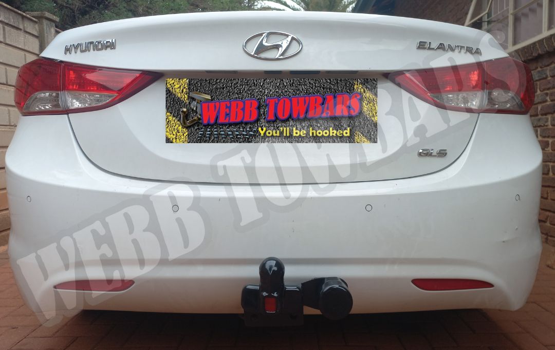 Hyundai Elantra Standard Towbar – Expertly Manufactured and Fitted by Webb Towbars in Gauteng, South Africa