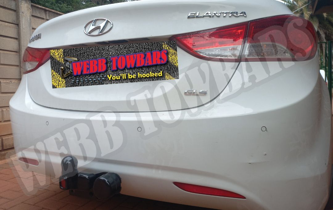 Hyundai Elantra Standard Towbar – Expertly Manufactured and Fitted by Webb Towbars in Gauteng, South Africa