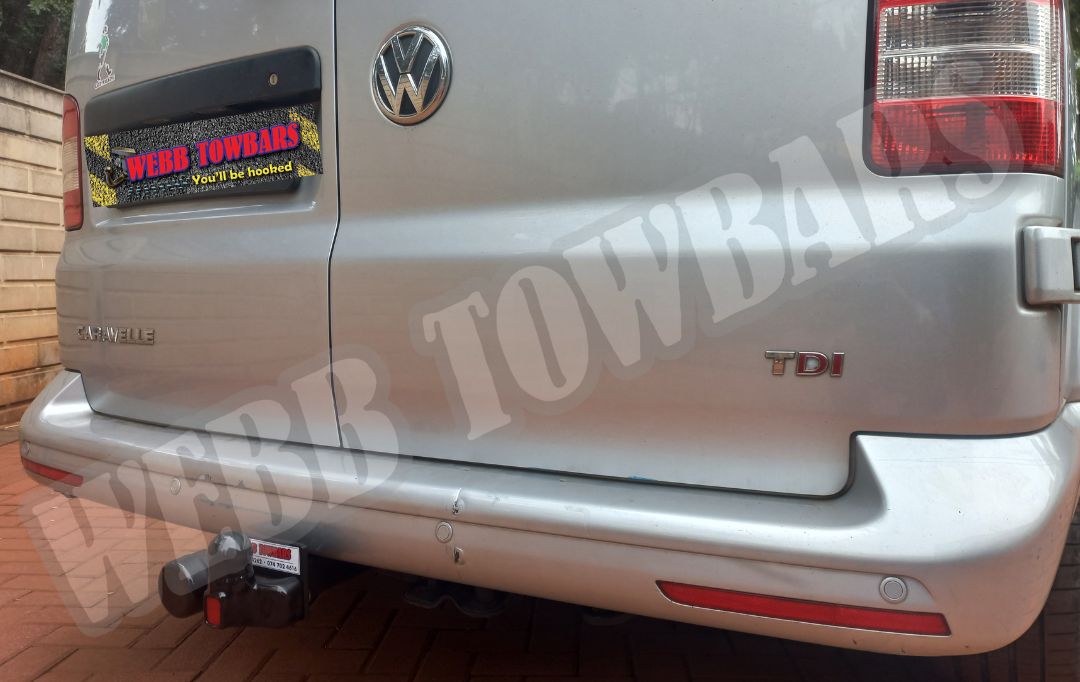 Volkswagen Caravelle Standard Towbar – Expertly Manufactured and Fitted by Webb Towbars in Gauteng, South Africa
