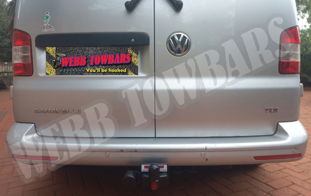 Volkswagen Caravelle Standard Towbar – Expertly Manufactured and Fitted by Webb Towbars in Gauteng, South Africa