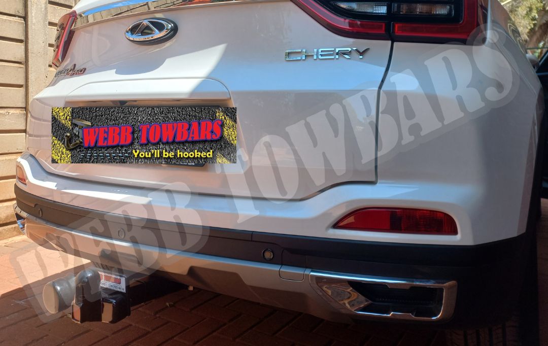 Chery Tiggo 4 Pro Standard Towbar, expertly manufactured and fitted by Webb Towbars in Gauteng, South Africa – durable and secure towing solution.
